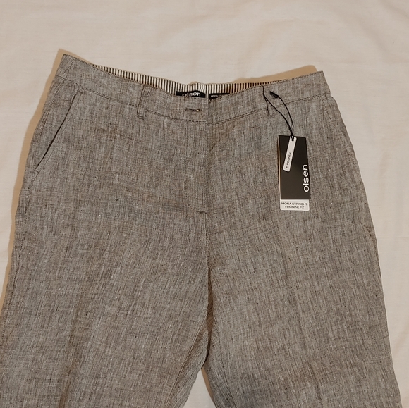 Olsen Pants - Olsen New Women's linen pants